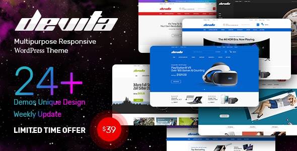 Devita v.1.7.1 – Multipurpose WordPress Theme Download