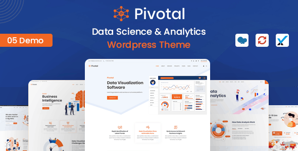 Pivotal v1.2.1 – Data Science & Analytics WordPress Theme Download