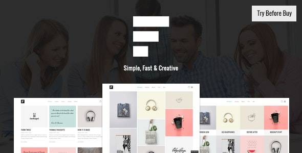 Fizz 1.9.6 – Freelancers and Agencies Portfolio WordPress Theme Download