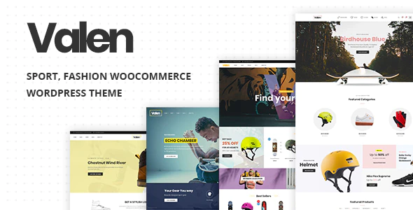 Valen Sport Fashion WooCommerce WordPress Theme v2.3 Download