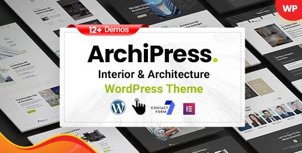 ArchiPress v1.6 Interior & Architecture WordPress Theme Download