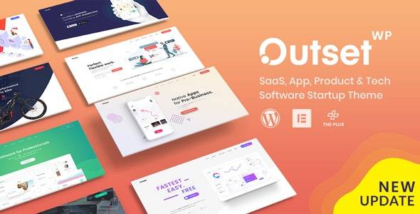 The Outset – v.1.2.1 MultiPurpose Saas & Startup WordPress Theme Download