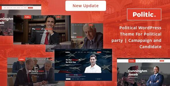 Politic v3.3.6 Political WordPress Theme Download