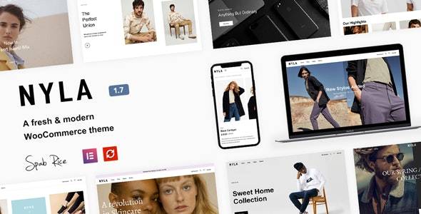 Nyla v1.7 Fresh and Modern WooCommerce WordPress Theme Download