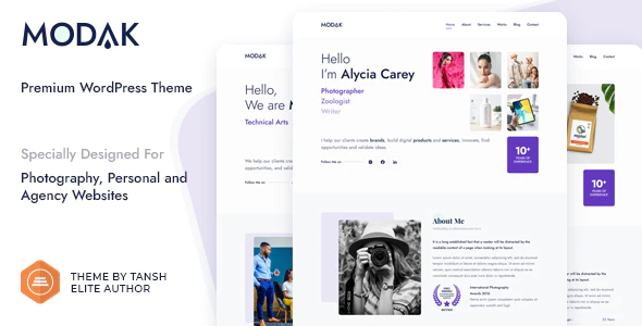 Modak v1.0.6 – One Page WordPress Theme Download