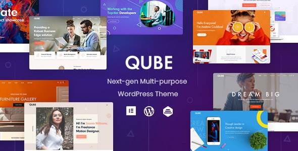 Qube – v1.1.6 Responsive Multi-Purpose WordPress Theme Download