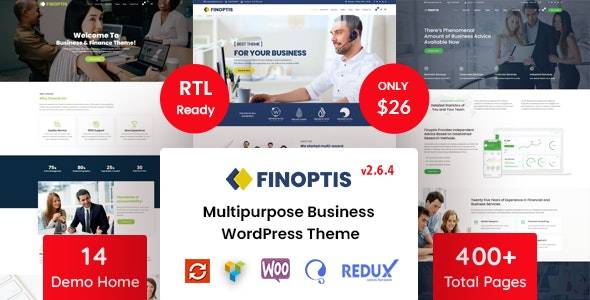 Finoptis v2.6.4 – Multipurpose Business WordPress Theme Download