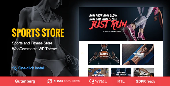 Sports Store Theme v1.2.1 – Sports Clothes & Fitness Equipment Store WordPress Theme Download