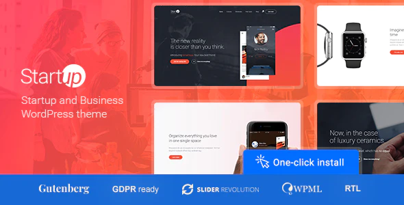 Startup Company v1.1.6 – WordPress Theme for Business & Technology Download