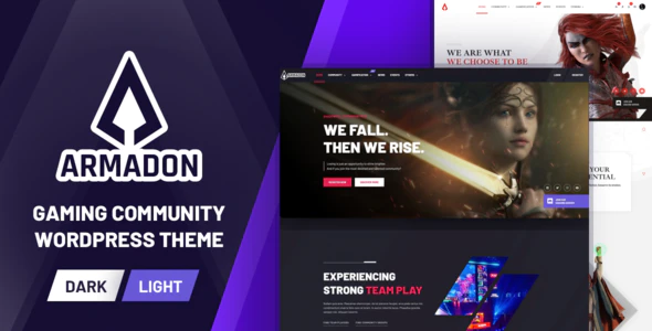 Armadon v1.2.0 – Gaming Community WordPress Theme Download