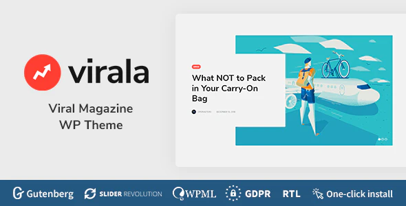 Virala v1.0.9 – Viral Magazine WordPress Theme Download