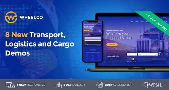 Wheelco v1.2.2 – Cargo Transport & Logistics WordPress Theme Download