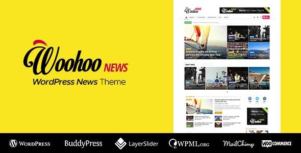 Woohoo v2.5.1 Multi-Purpose Newspaper WordPress Theme Download