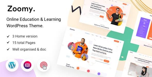 Zoomy v1.0.4 – LMS & Education WordPress Theme Download