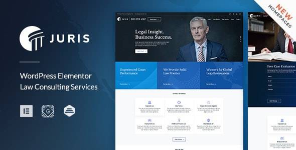 Juris Lawyer and Attorney WordPress Theme v1.4.2 Download