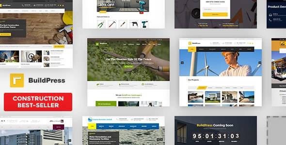 BuildPress v5.6.7 Construction Business WordPress Theme Download