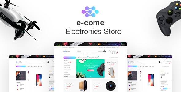 Ecome v.1.5.8 Electronics Store WooCommerce WordPress Theme Download