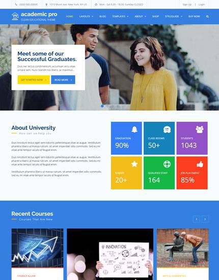 Academic Pro WordPress Theme