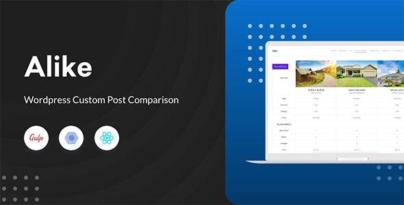 alike - wordpress custom post comparison nulled free download