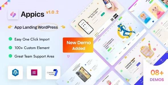 Appic app landing page wordpress theme nulled