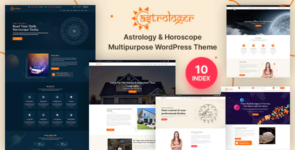 Astrologer v2.0 Horoscope and Astrology WordPress Theme Download