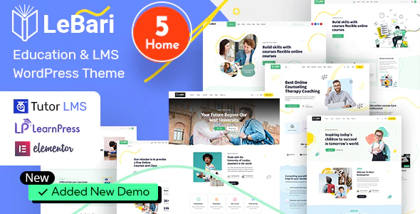 LeBari v2.6- Education WordPress Theme Download