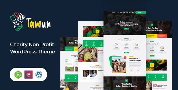 Tamun Fundraising WordPress Theme v1.6 Download