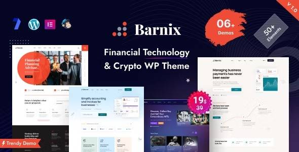 Barnix v1.0.1 – Finance Consulting WordPress Theme