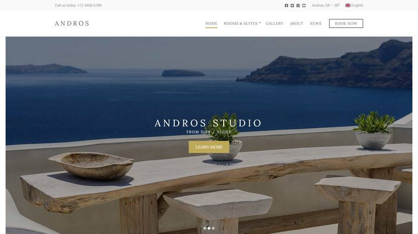 Andros CSSIgniter WordPress Theme v.1.5.2 Download