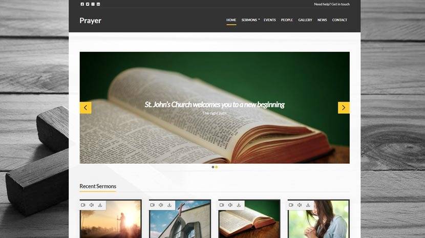 Prayer CSSIgniter WordPress Theme v.2.1.1 Download