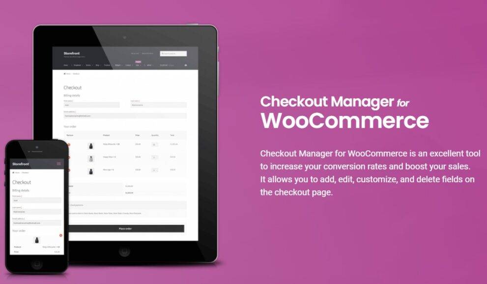 Checkout Field Manager for WooCommerce Premium v7.0.9 + v7.0.8 [QuadLayers] WordPress Plugin Download