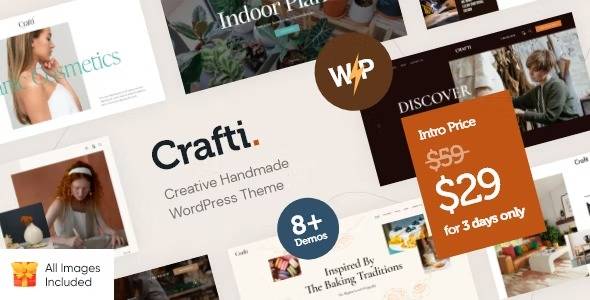 Crafti v1.1 – Creative Handmade WordPress Theme