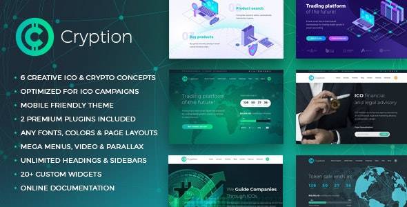 Cryption v.1.0.6.4 – ICO Cryptocurrency & Blockchain WordPress Theme Download