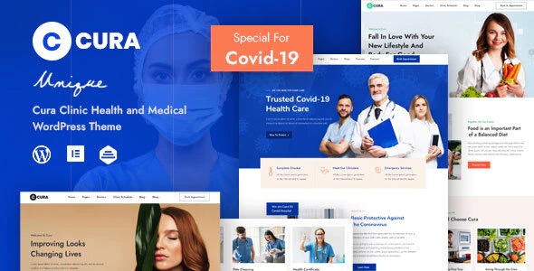 Cura Medical Clinic WordPress Theme v1.1.0  Download