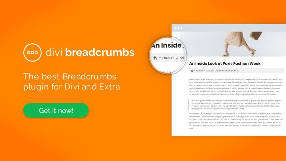 Divi Breadcrumbs v1.4.4 WordPress Plugin Download