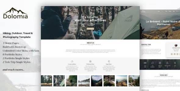 Dolomia v1.0 – Hiking, Outdoor, Mountain Guide WordPress Theme