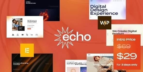 Echo Digital Marketing Creative Agency WordPress Theme Free Download