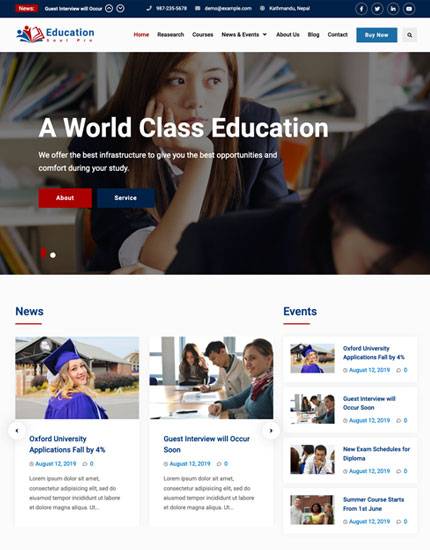 Education Soul Pro WordPress Theme v2.1.4 Download