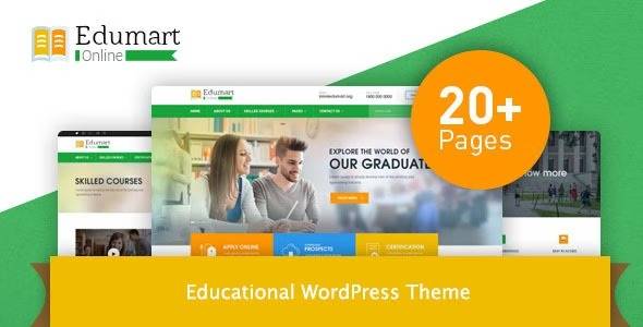 Edumart – Education WordPress Theme v1.0