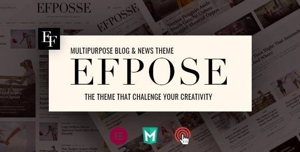 Efpose v2.1.2 – Multipurpose Blog and Newspaper Theme