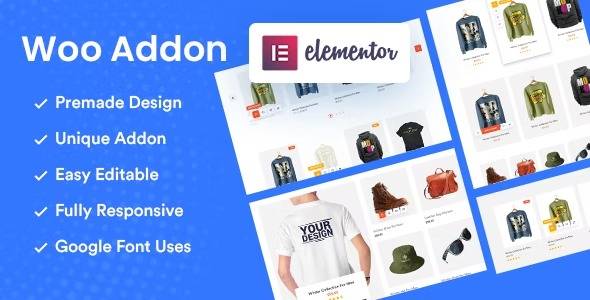 Elementor Addons For WooCommerce Product nulled free download