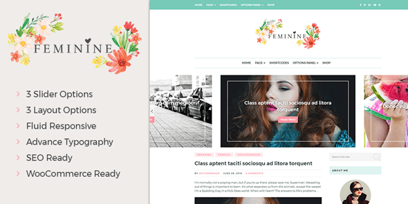 Feminine MyThemeShop WordPress Theme v2.2.6 Download