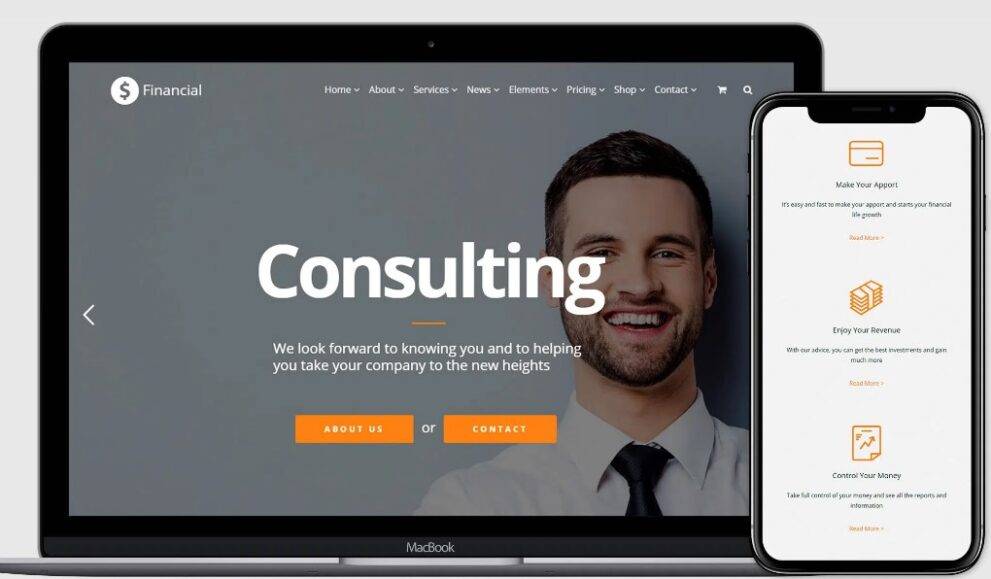 Financial Consulting WordPress Theme VisualModo v2.0.4 Download