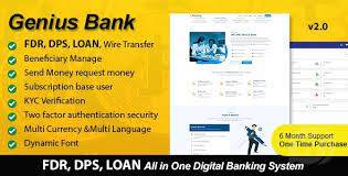 Genius Bank - All in One Digital Banking System Nulled