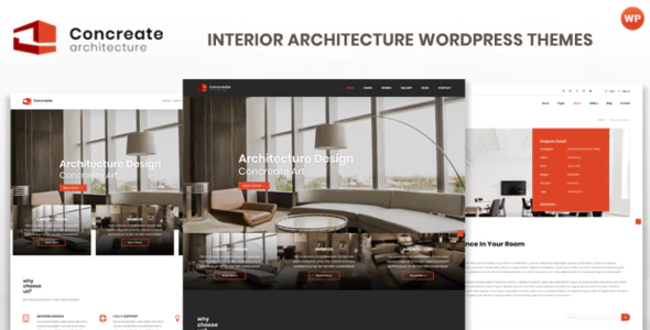 Concreate v1.0 – Interior Architecture Interactive WordPress Theme Download