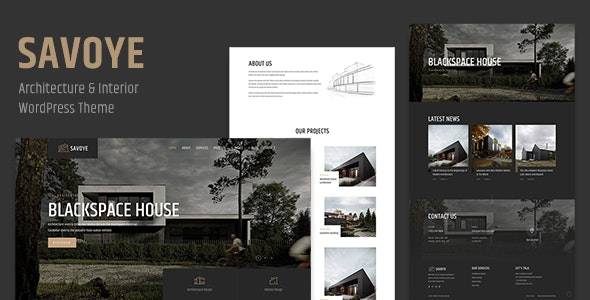 Savoye –v.1.0 Architecture & Interior WordPress Theme Download