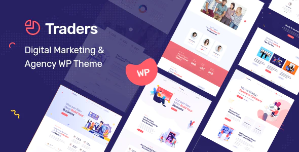 Traders v1.0 – Digital Marketing & Agency WordPress Theme Download