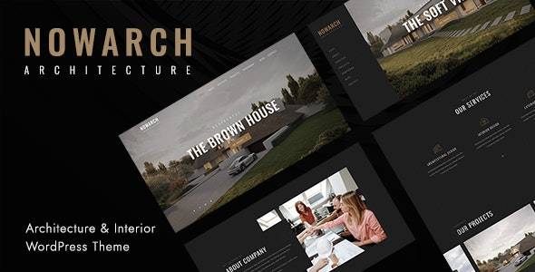 Nowarch Architecture and Interior WordPress Theme v1.0 Download