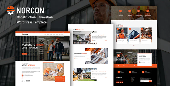 Norcon v1.0 – Construction Renovation WordPress Theme Download