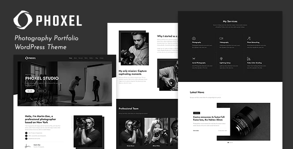 Phoxel v1.0 – Photography Portfolio WordPress Theme Download